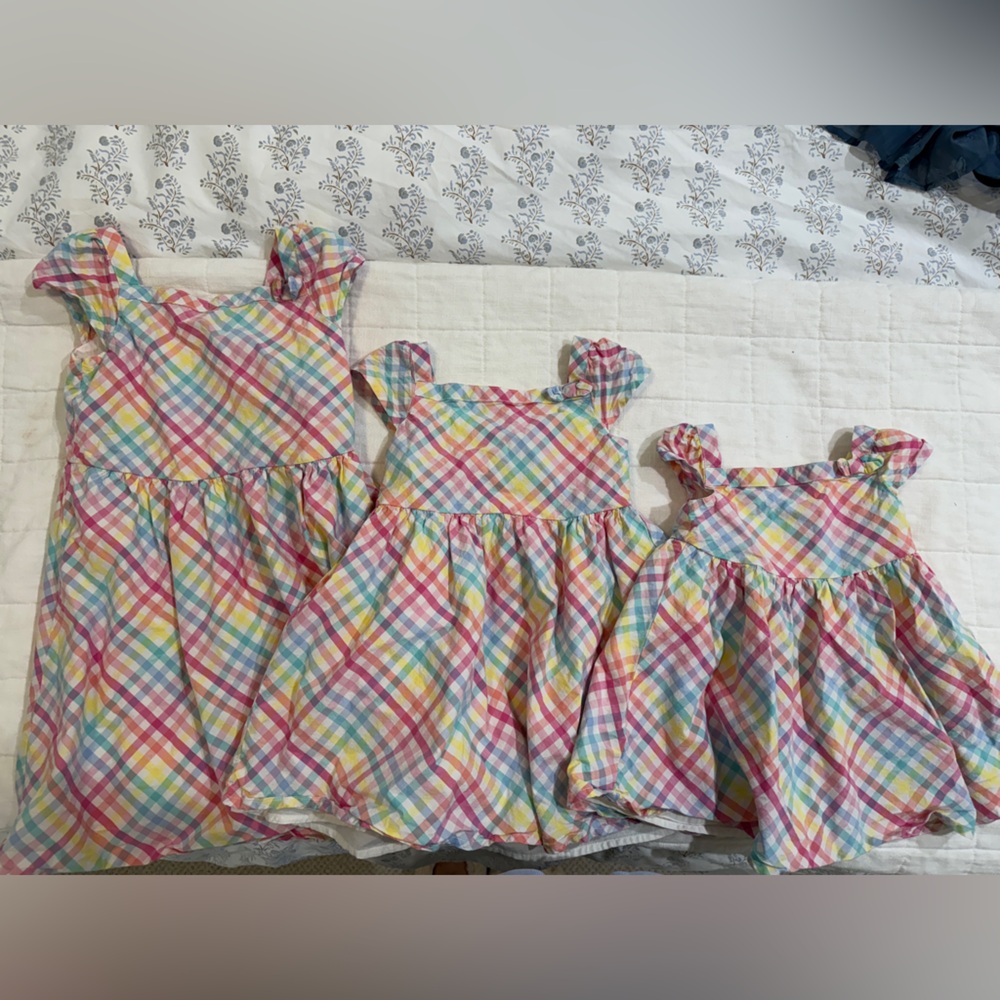 Set of 3 rainbow dresses Gymboree